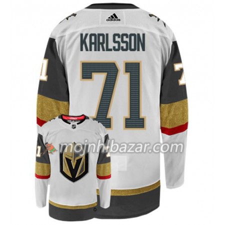 Dresovi Vegas Golden Knights WILLIAM KARLSSON 71 Adidas Bijela Authentic - Muške